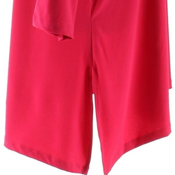 NWT SUSAN GRAVER SET OF 2 (TWO) ASYMMETRICAL HEM TUNICS PINK BLACK XXS - Picture 3 of 8